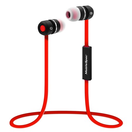Mobilespec MBS BLUETOOTH WIRELESS EARBUDS RED/BLK MBS11102